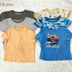 🪴5/$30 18-24 Months Toddler Baby T-Shirts Lot Spring Summer